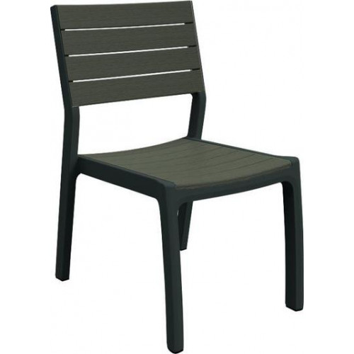 KETER HARMONY műanyag kerti szék, grafit/szürkésbarna 228460 (17201231)