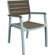 KETER HARMONY műanyag kartámaszos kerti szék, fehér/capuccino 224478 (17201284)