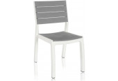 KETER HARMONY műanyag kerti szék, fehér/világosszürke 236053 (17201231)