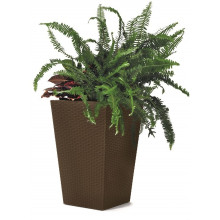 KETER RATTAN PLANTER M műrattan virágtartó 55,4L, whiskey barna 228975 (17192301)