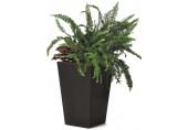 KETER RATTAN PLANTER M műrattan virágtartó 55,4L, antracit 228974 (17192301)