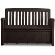 KETER PATIO BENCH műanyag kerti pad/tároló 227L, barna 253820 (17202690)