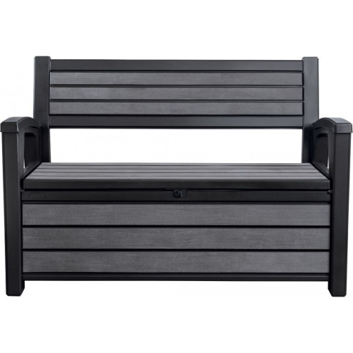 KETER HUDSON STORAGE BENCH Kerti tároló és pad 227L, grafit 235688 (17204490)