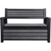 KETER HUDSON STORAGE BENCH Kerti tároló és pad 227L, grafit 235688 (17204490)