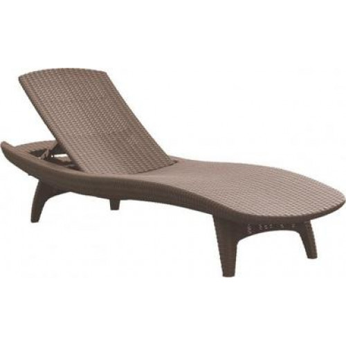 KETER PACIFIC műrattan napozóágy, cappuccino 230673 (17195066)