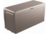 KETER SAMOA műrattan kerti tároló 270L, cappuccino 247468 (17209570)