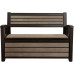 KETER HUDSON STORAGE BENCH Kerti tároló és pad 227L, barna 235687 (17204490)