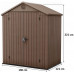 KETER DARWIN 6 x 4 műanyag kerti ház, barna 249364 (17210351)