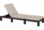 KETER DAYTONA DELUXE műrattan napozóágy, barna 258814 (17211632)