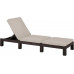 KETER DAYTONA DELUXE műrattan napozóágy, barna 258814 (17211632)