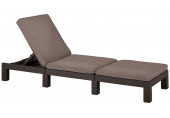 KETER DAYTONA DELUXE műrattan napozóágy, barna 258814 (17211632)