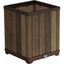 KETER DECO SQUARE TALL Virágtartó, 45,5 x 45,5 x 55 cm, dió (17213623) 261033