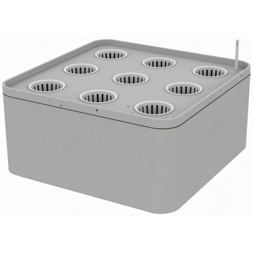KETER FARM BOX LARGE virágcserép, 28 x 28 x 14 cm, szürke 249351 (17210163)