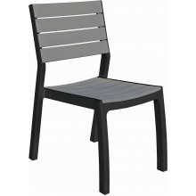KETER HARMONY műanyag kerti szék, grafit/szürke 255247 (17201231)