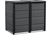 KETER HIDE AWAY 2x240L Kültéri szemetes tároló,138,1x84,3x121,2cm,szürke (17213790) 261887