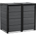 KETER HIDE AWAY 2x240L Kültéri szemetes tároló,138,1x84,3x121,2cm,szürke (17213790) 261887