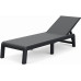 KETER MALLORCA Napágy, 187,5 x 58 x 29 cm, grafit (17213627) 260548