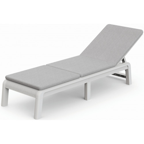 KETER MALLORCA Napágy párnával, 187,5 x 58 x 29 cm, fehér/szürke (17213628) 260549