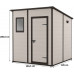 KETER MANOR 6 x 6 PENT műanyag kerti ház, bézs 255142 (17208243)