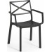 KETER METALIX műanyag kerti szék, öntöttvas fekete 249182 (17209788)