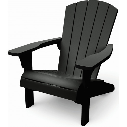 KETER TROY ADIRONDACK Műanyag kerti szék, grafit 253271 (17208310)