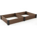 KETER VISTA MODULAR DUO Emelt ágyás, 121,5 x 121,5 x 27 cm (2x), barna (17210708) 252531