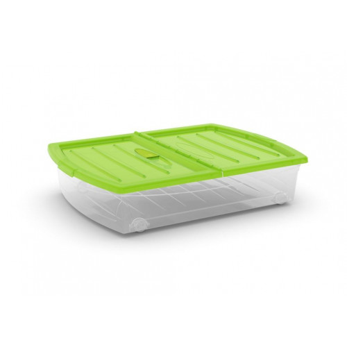 KIS SPINNING BOX XL 56L 77x58,5x17,5cm Átlátszó / zöld KIS SPINNING BOX XL 56L 77x58,5x17,5cm Átlátszó / zöld