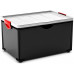 KIS CLIPPER BOX XL 60L 58x39x33,5cm fekete/szürke