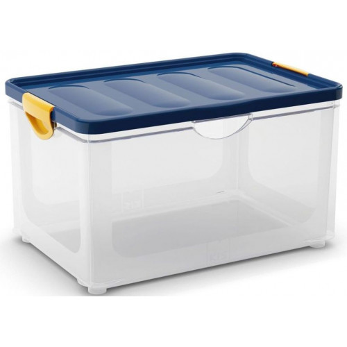 KIS CLIPPER BOX XL 60L 58x39x33,5cm átlátszó/kék