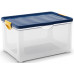 KIS CLIPPER BOX XL 60L 58x39x33,5cm átlátszó/kék