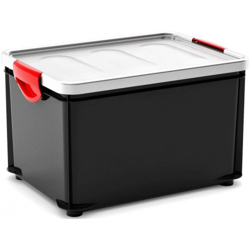 KIS CLIPPER BOX L 33L 47x33,5x28,5cm fekete/szürke KIS CLIPPER BOX L 33L 47x33,5x28,5cm fekete/szürke