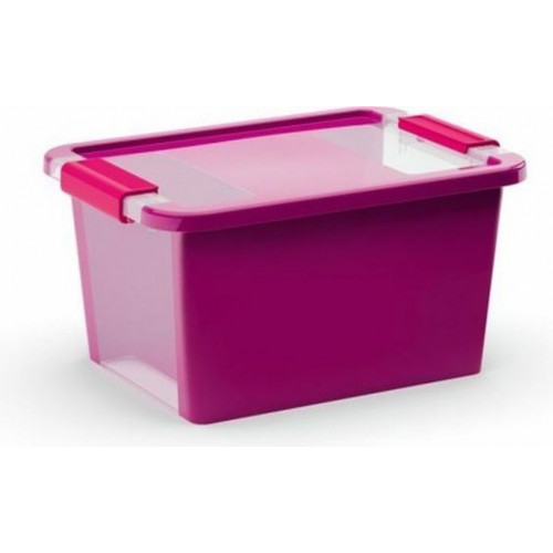 KIS BI BOX S 11L 36,5x26x19cm lila/átlátszó