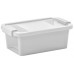 KIS BI BOX XS 3L 26,5x16x10cm fehér/átlátszó