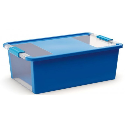 KIS BI BOX M 26L 55x35x19cm kék/átlátszó KIS BI BOX M 26L 55x35x19cm kék/átlátszó