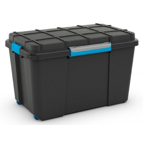 KIS SCUBA BOX XL 110L 73,5x44,5x46cm fekete / kék