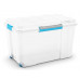KIS SCUBA BOX XL 110L 73,5x44,5x46cm átlátszó /kék