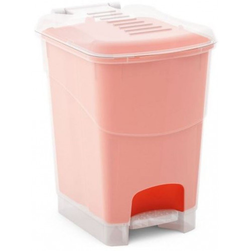 KIS KORAL L 20L szeméttároló 25,5x34x40,5cm átlátszó/narancs