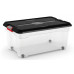 KIS MOOVER BOX L 45L 58x38x27cm átlátszó / fekete
