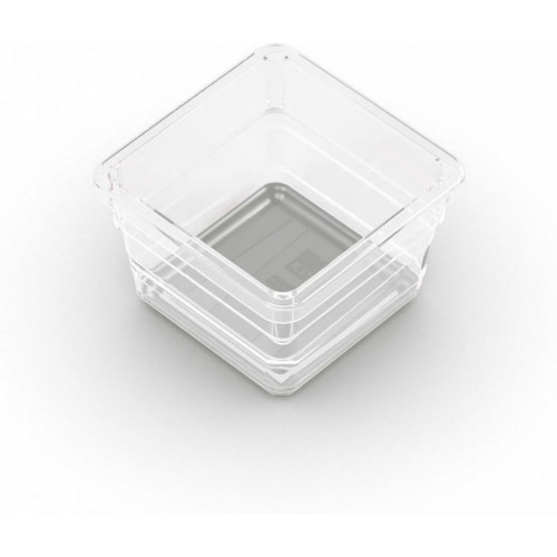 KIS SISTEMO 1 fiókrendező 7,5x7,5x5cm transzparens/szürke