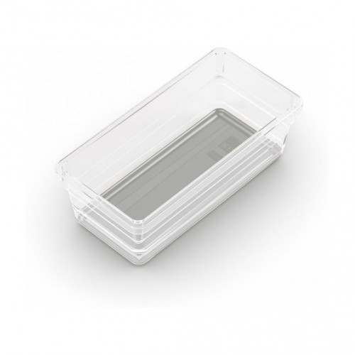 KIS SISTEMO 2 fiókrendező 7,5x15x5cm transzparens/szürke KIS SISTEMO 2 fiókrendező 7,5x15x5cm transzparens/szürke