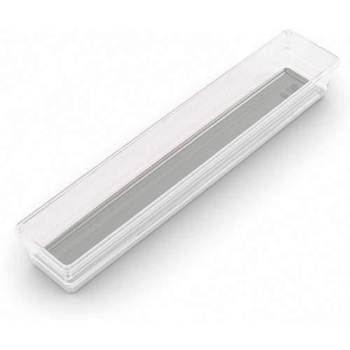 KIS SISTEMO 5 fiókrendező 7,5x37,5x5cm transzparens/szürke KIS SISTEMO 5 fiókrendező 7,5x37,5x5cm transzparens/szürke