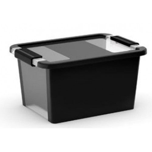 KIS BI BOX S 11L 36,5x26x19cm fekete/átlátszó