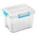 KIS SCUBA BOX M 45L 49,5x39x34cm átlátszó /kék