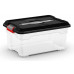 KIS MOOVER BOX XS 12L 38x26,5x18,5cm átlátszó / fekete