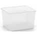 KIS C BOX CUBE Tárolódoboz 40x34x25cm 27L transzparens