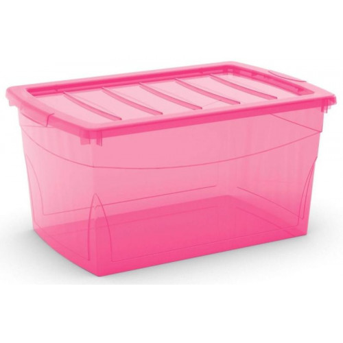 KIS OMNI BOX L 50L 58,5x39x30cm rózsaszín
