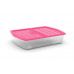 KIS SPINNING BOX XL 56L 77x58,5x17,5cm Átlátszó / rózsaszín