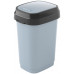 KIS DUAL SWING BIN L 50L Szemetes 31x42x62cm szürke