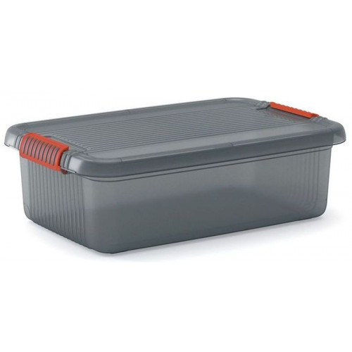 KIS K LATCH BOX M 28L 59x39x18cm szürke KIS K LATCH BOX M 28L 59x39x18cm szürke