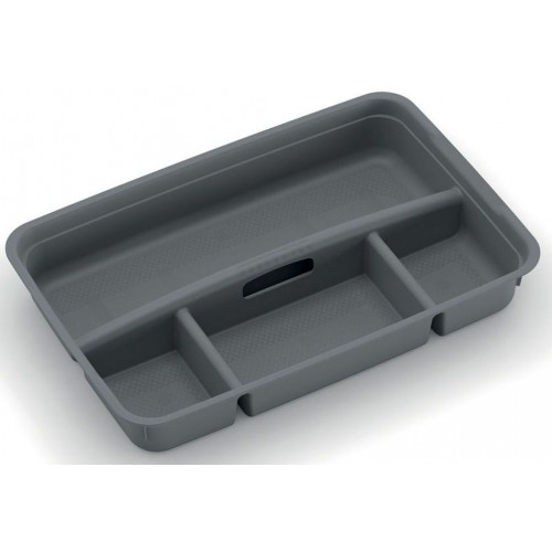 KIS K LATCH BOX TRAY M-L-XXL tároló doboz szervező 54,5x36x8,5cm Szürke